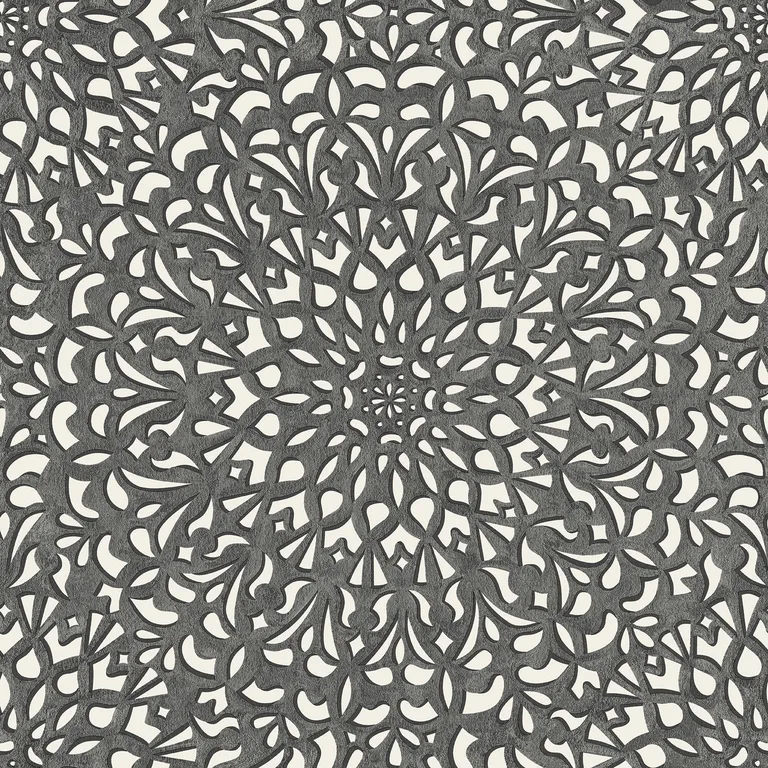Cole & Son Medina in Soot & Snow (113/7019.CS.0)