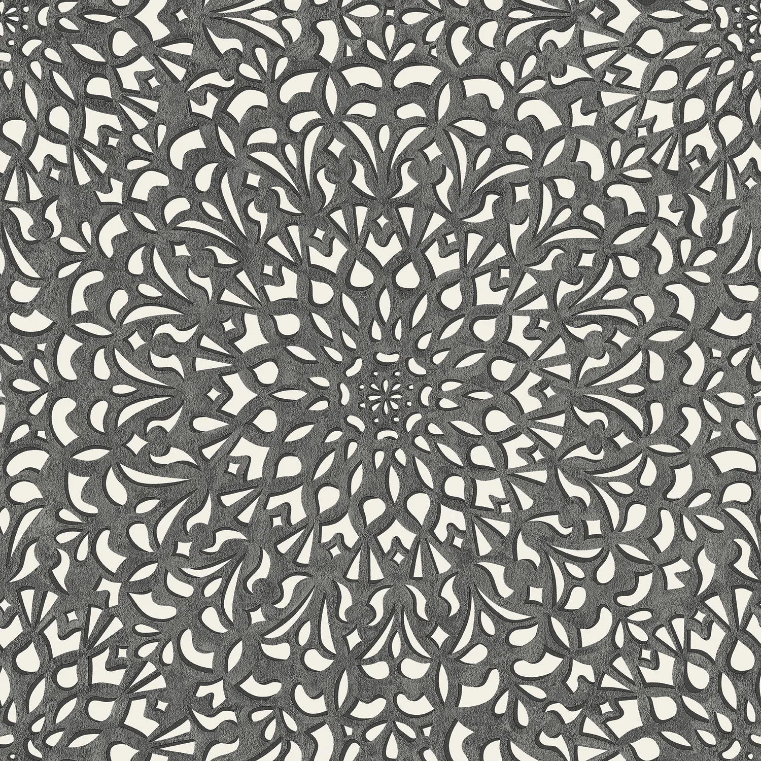 Cole & Son Medina in Soot & Snow (113/7019.CS.0)
