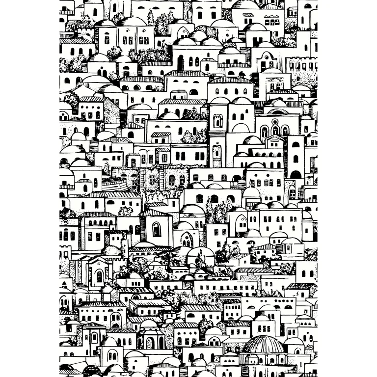 Cole & Son Mediterranea in White/Black (114/19039.CS.0)