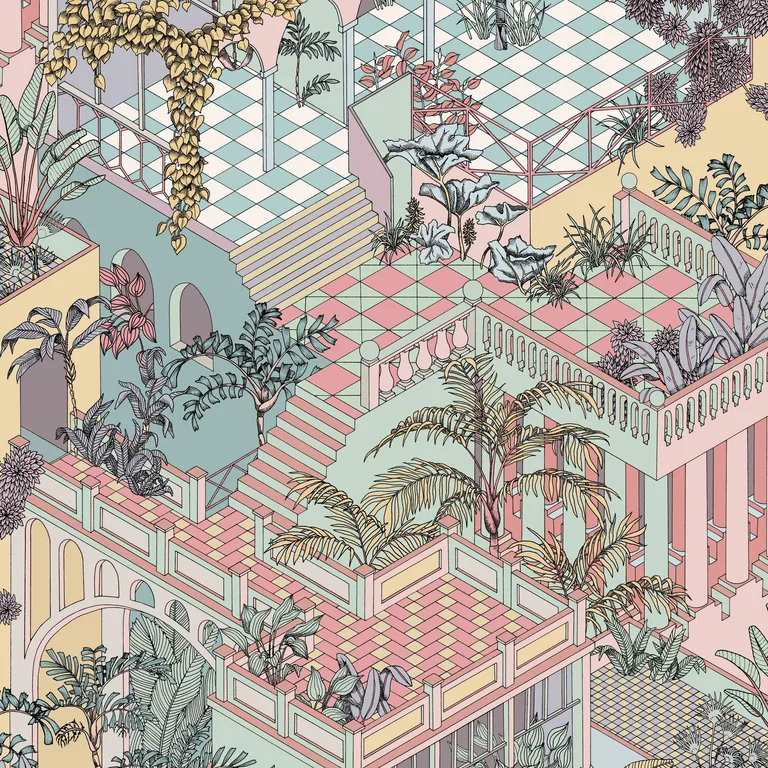 Cole & Son Miami in Pastel (112/6023.CS.0)