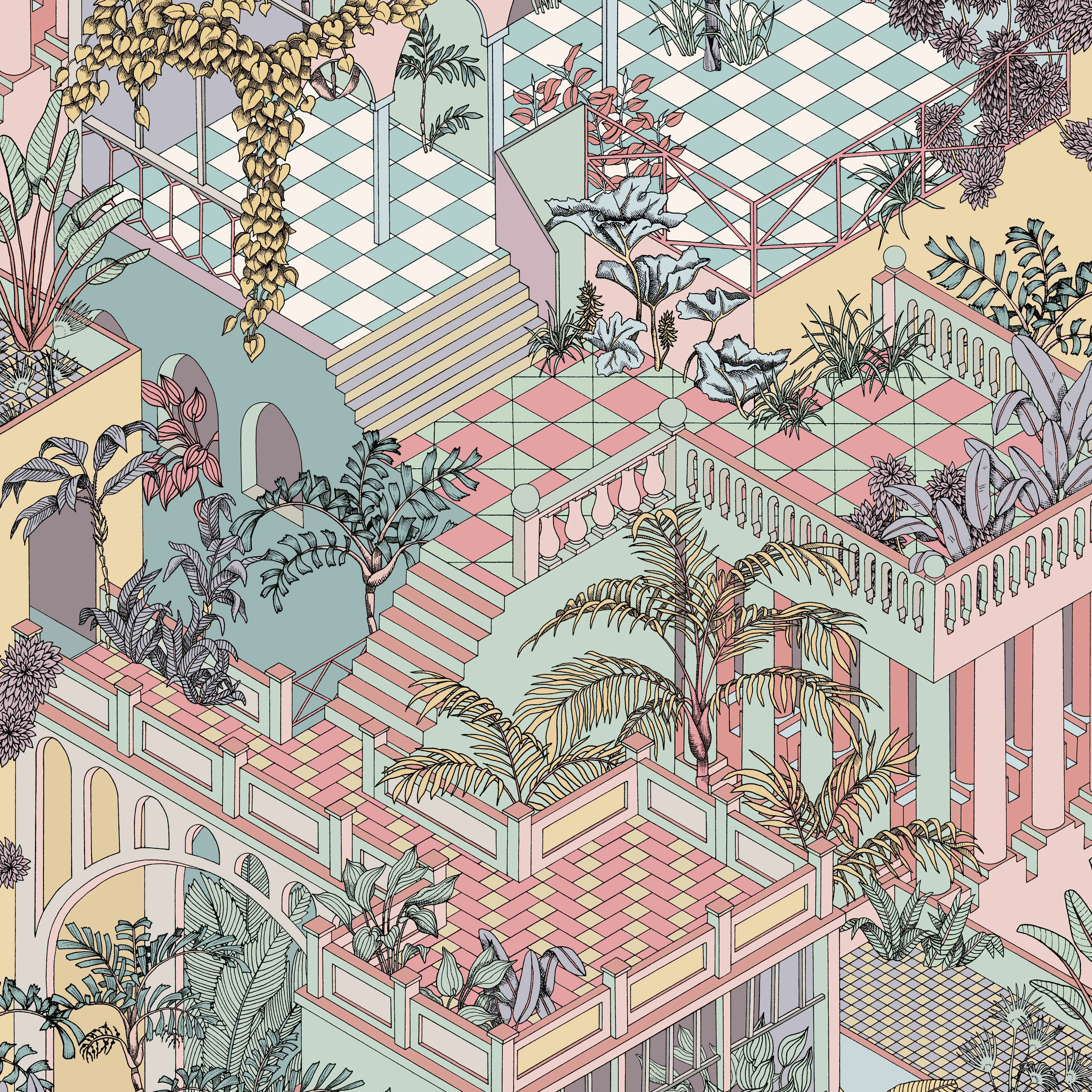 Cole & Son Miami in Pastel (112/6023.CS.0)