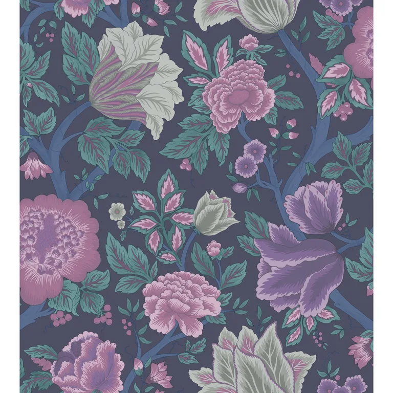Cole & Son Midsummer Bloom in Mulb/Teal (116/4015.CS.0)