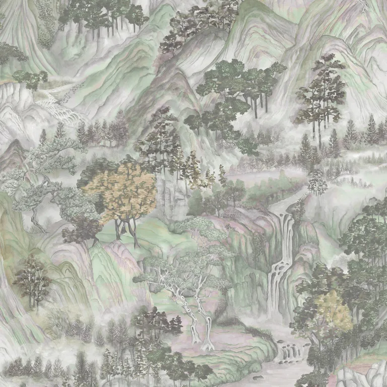 Cole & Son Mountainscape in Iridescent (126/11043.CS.0)
