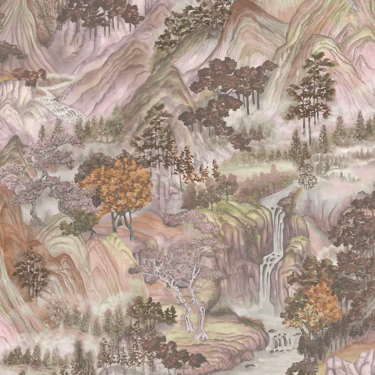 Cole & Son Mountainscape in Maple (126/11042.CS.0)