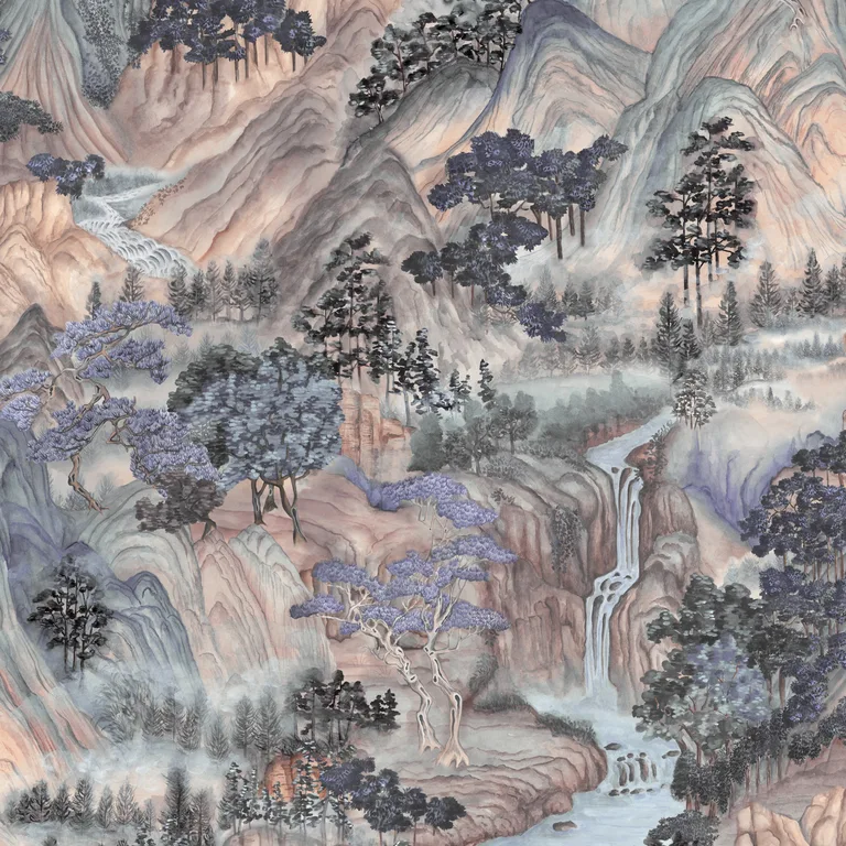 Cole & Son Mountainscape in Misty (126/11041.CS.0)