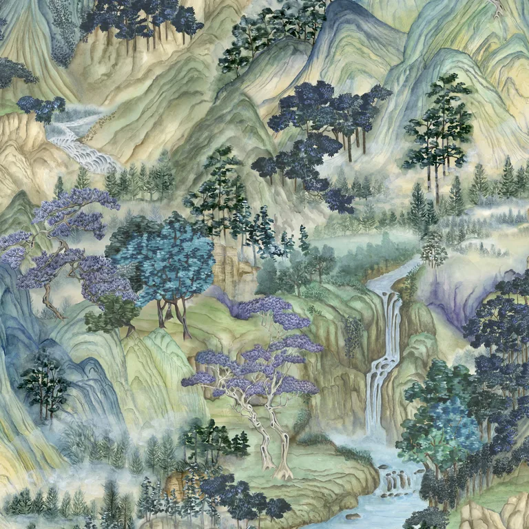 Cole & Son Mountainscape in Nocturnal (126/11040.CS.0)