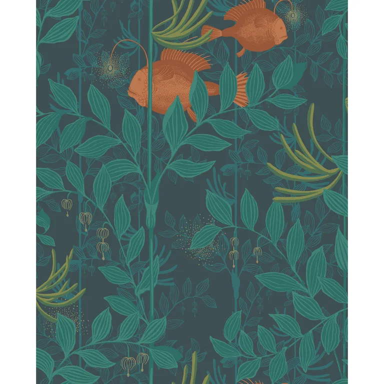 Cole & Son Nautilus in Dark Green (103/4019.CS.0)
