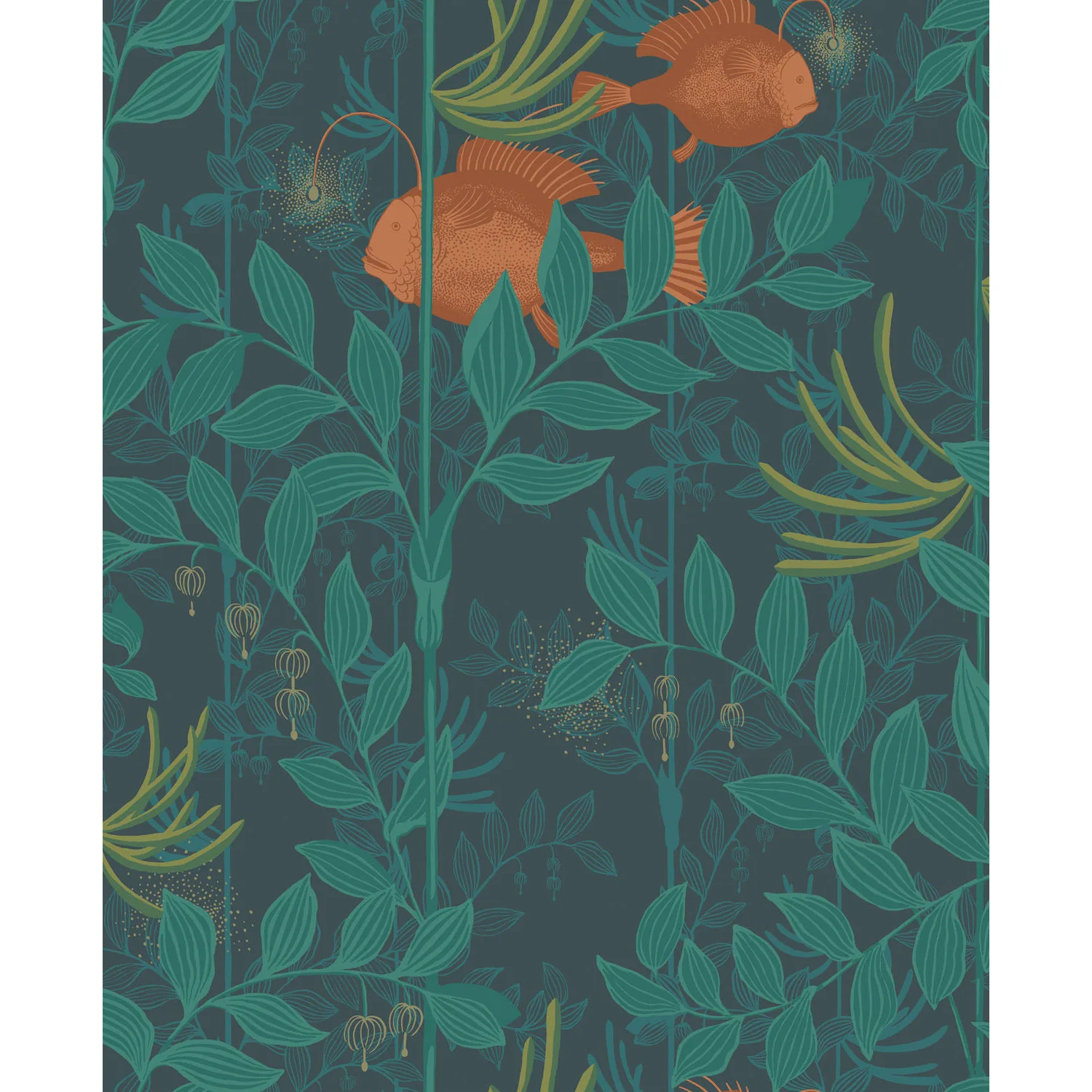 Cole & Son Nautilus in Dark Green (103/4019.CS.0)
