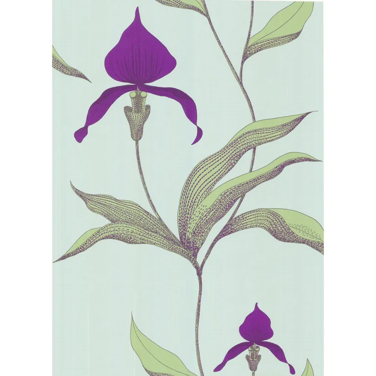 Cole & Son Orchid in Turquoi (66/4027.CS.0)