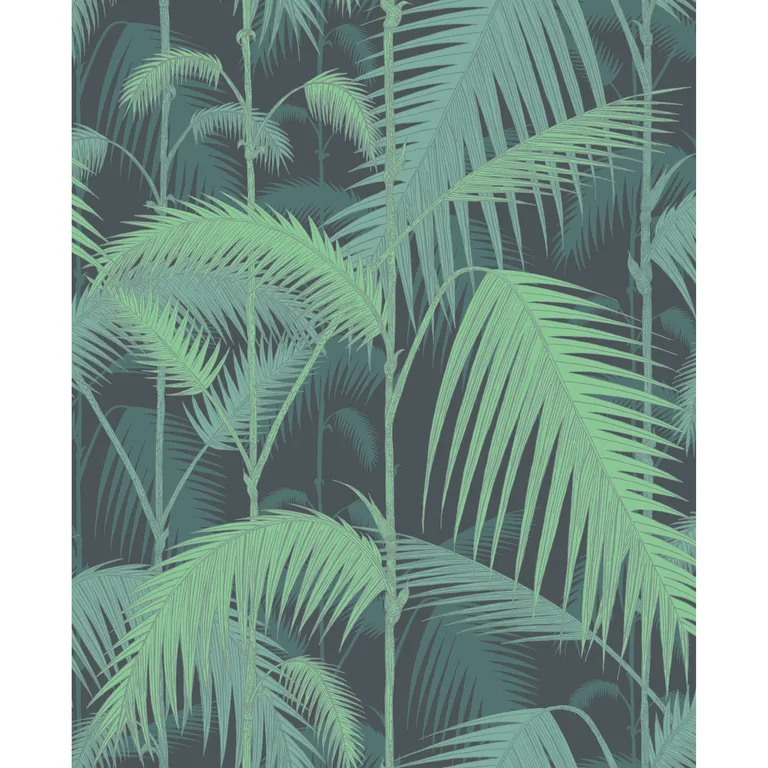 Cole & Son Palm Jungle in Green/Black (95/1003.CS.0)