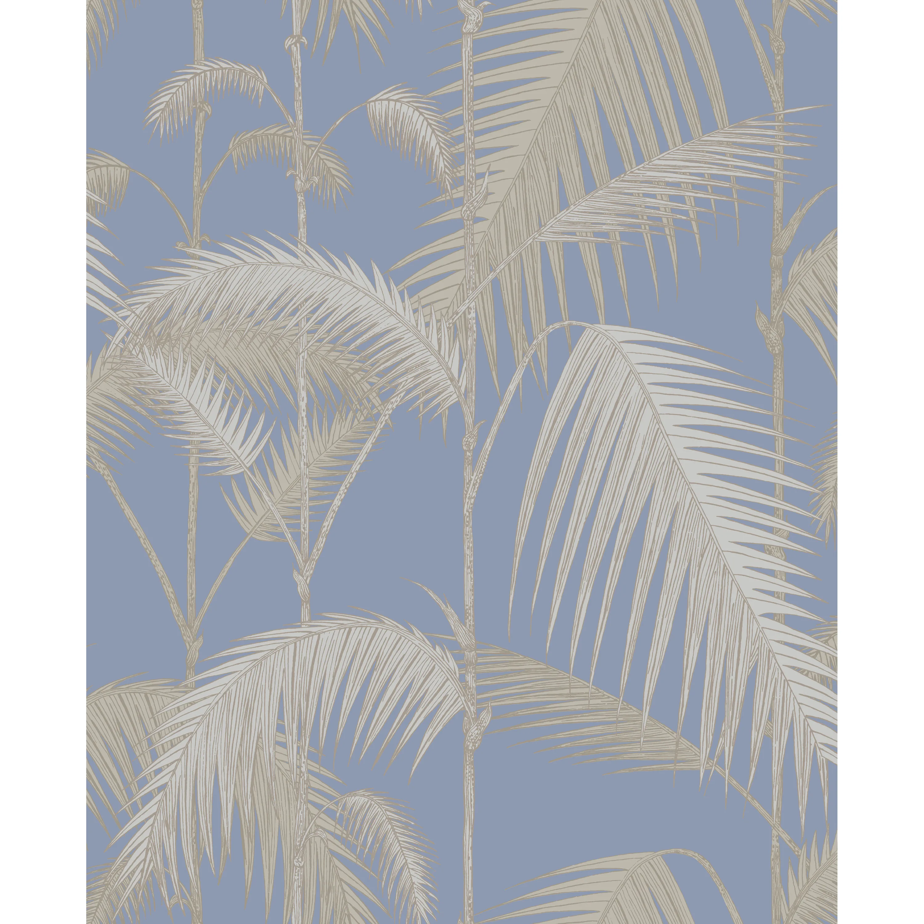 Cole & Son Palm Jungle in Straw & Blue (95/1006.CS.0)