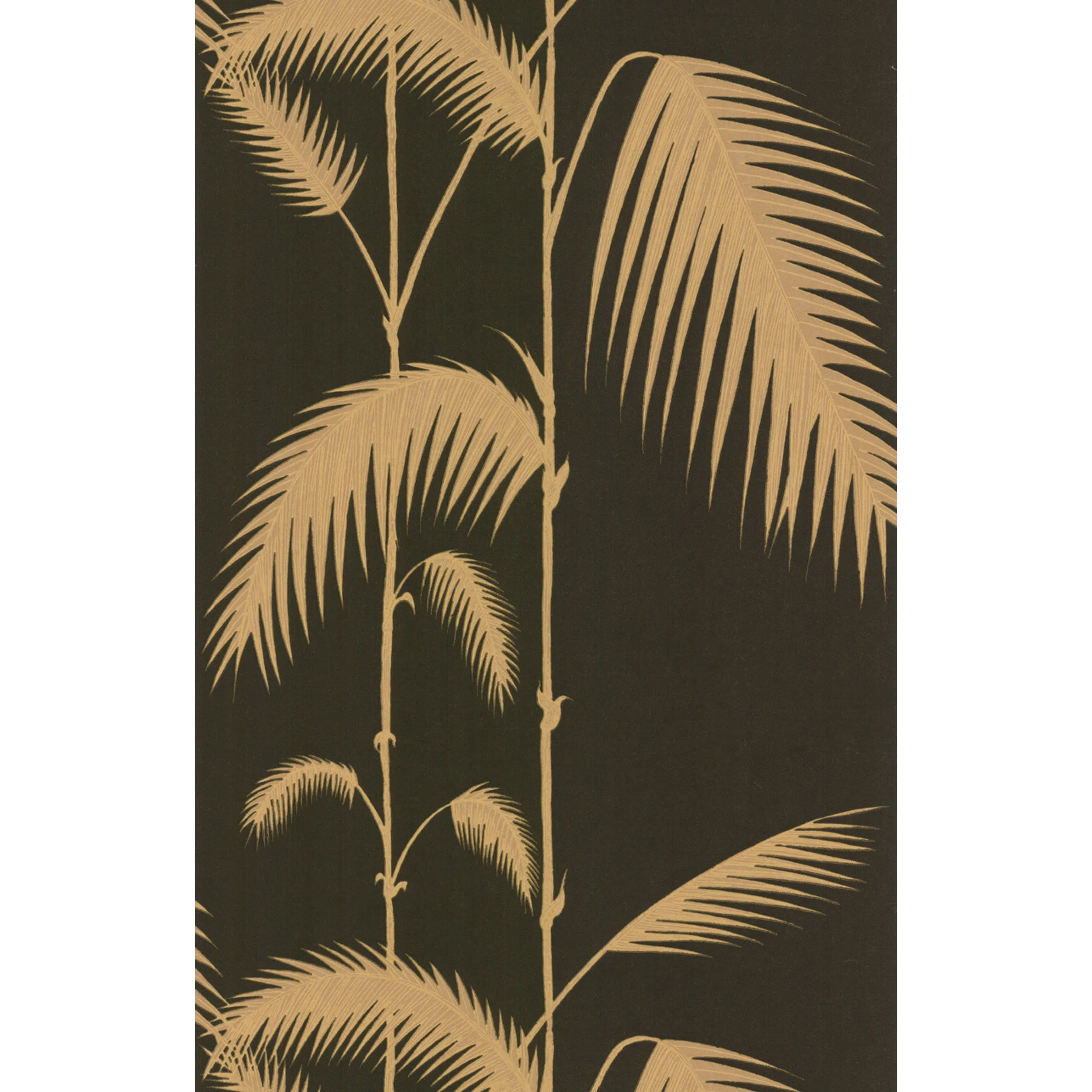 66/2014.CS.0 | Palm Leaves – Black/T