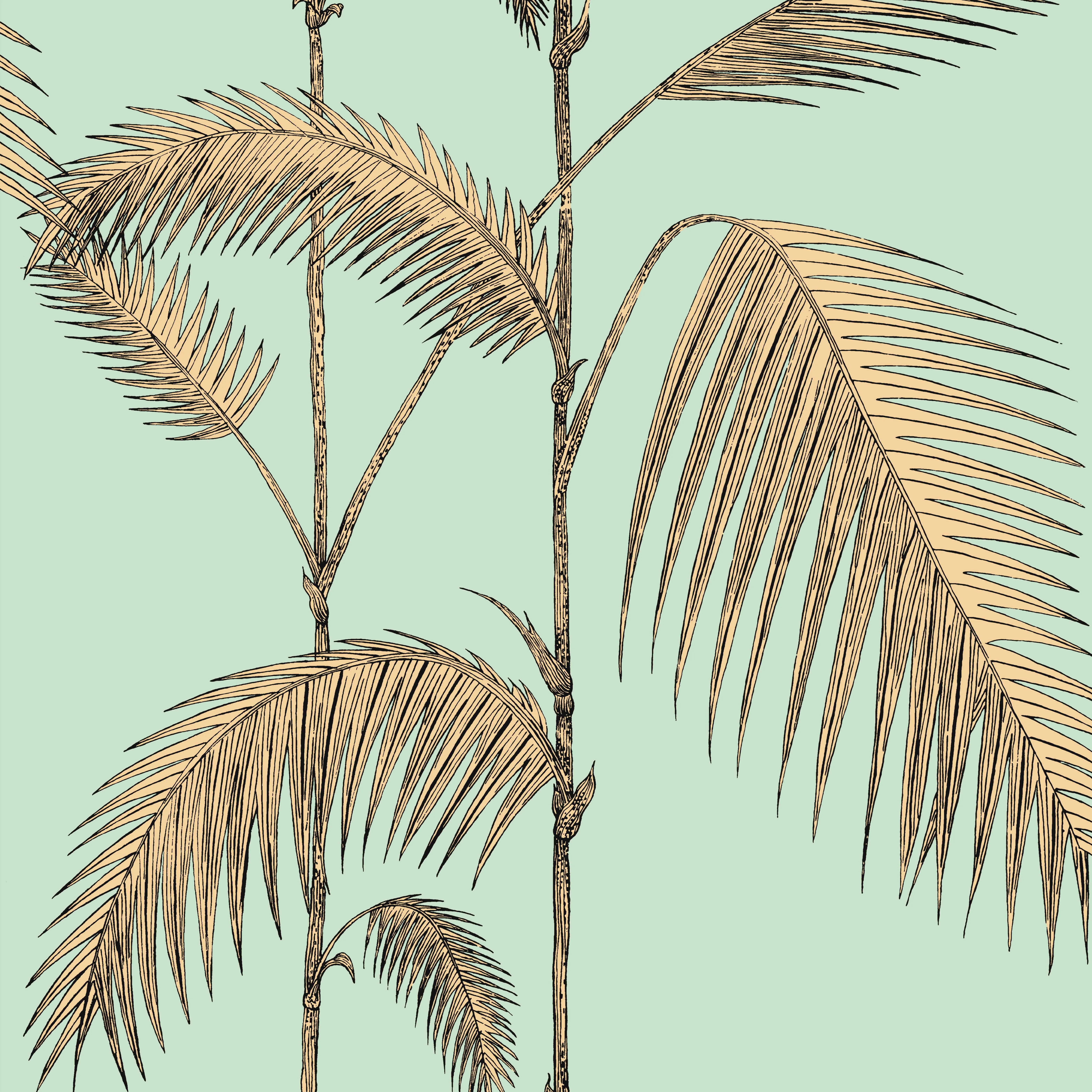Cole & Son Palm Leaves in Mint/Yellow (112/2006.CS.0)