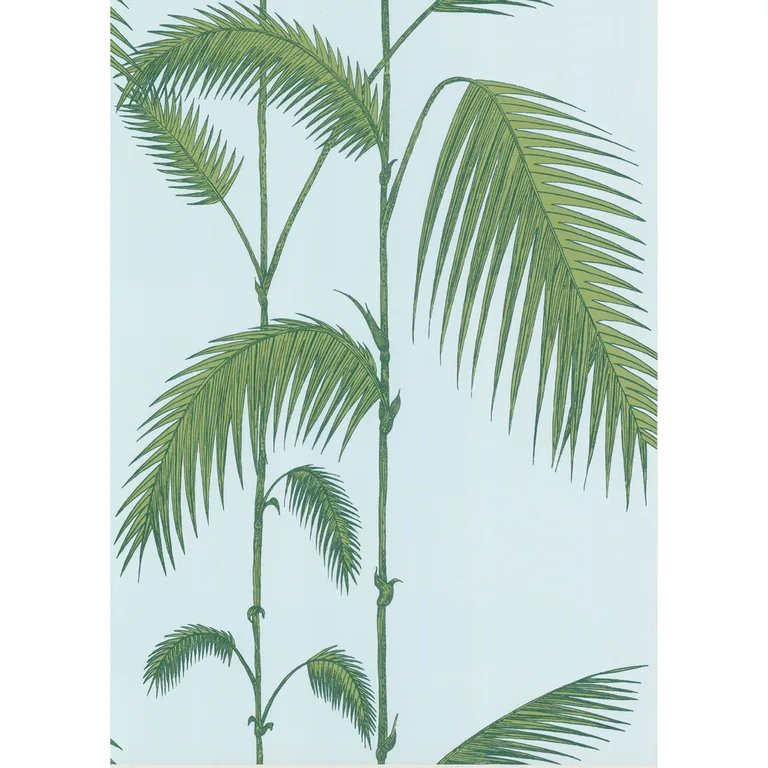 Cole & Son Palm Leaves in Pale Bl (66/2010.CS.0)