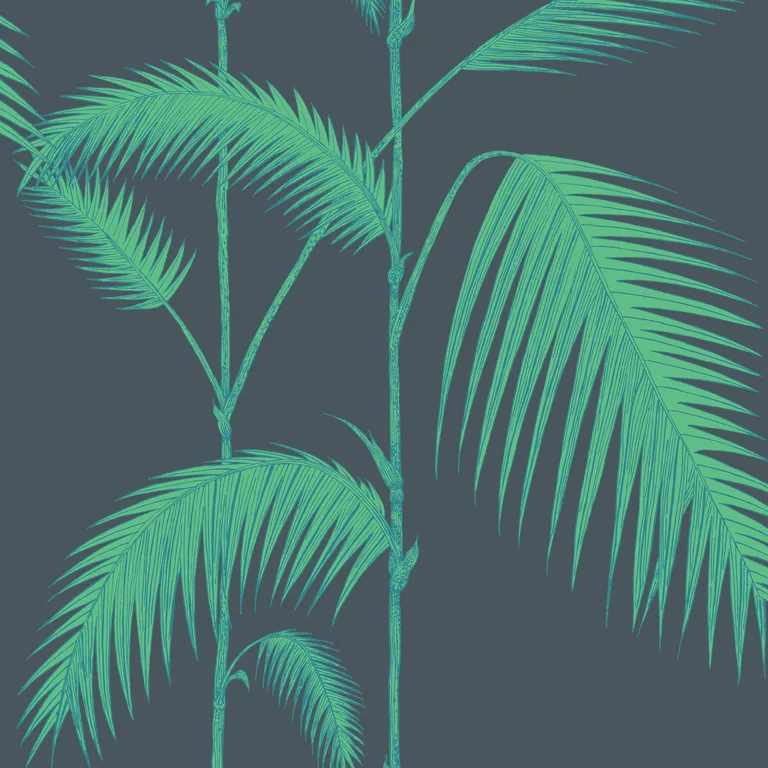 Cole & Son Palm Leaves in Viridian (112/2007.CS.0)