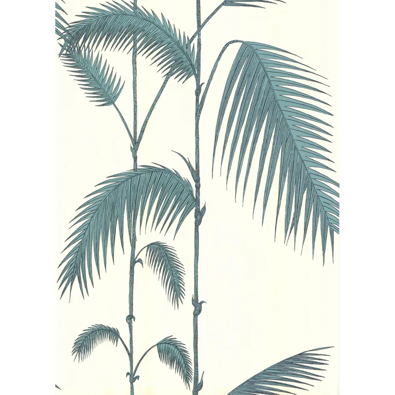 Cole & Son Palm Leaves in White/G (66/2012.CS.0)