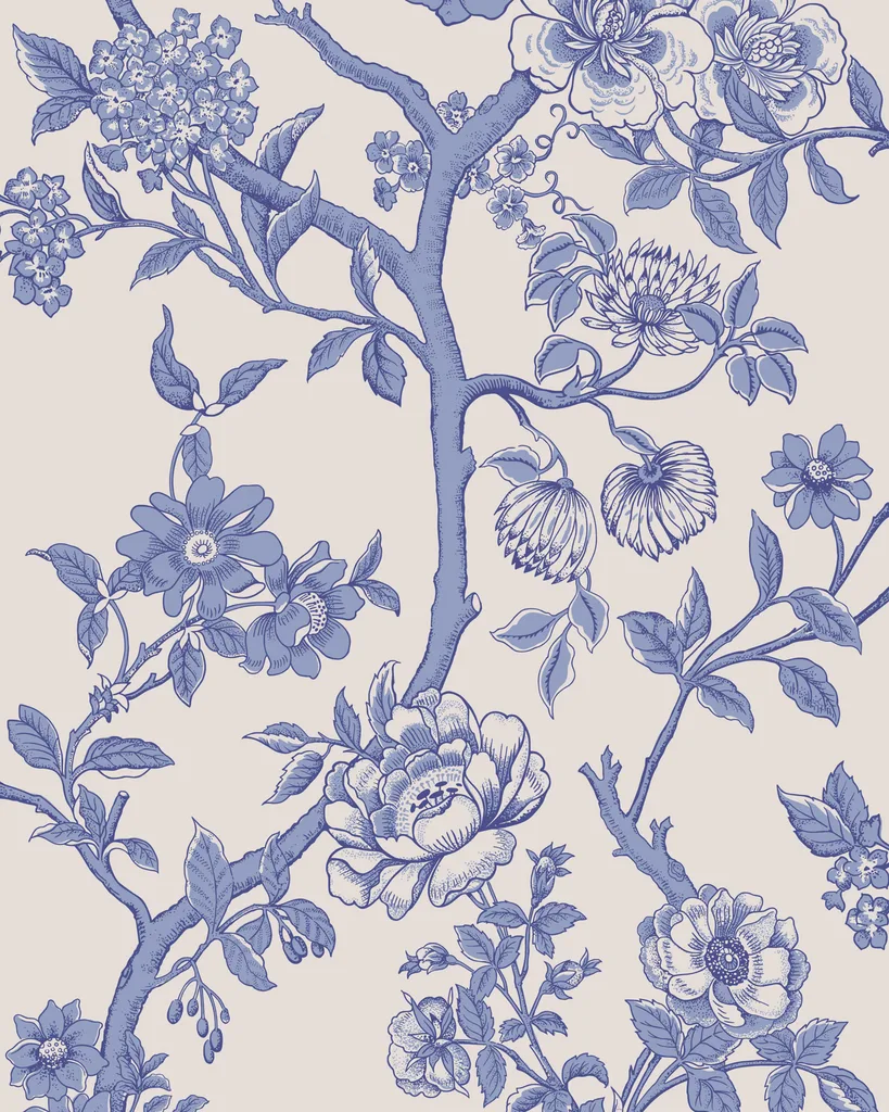 Cole & Son Paradise Tree in Blue (128/2010.CS.0)