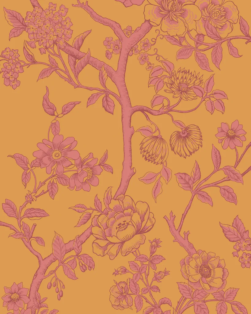 Cole & Son Paradise Tree in Tangerine (128/2011.CS.0)