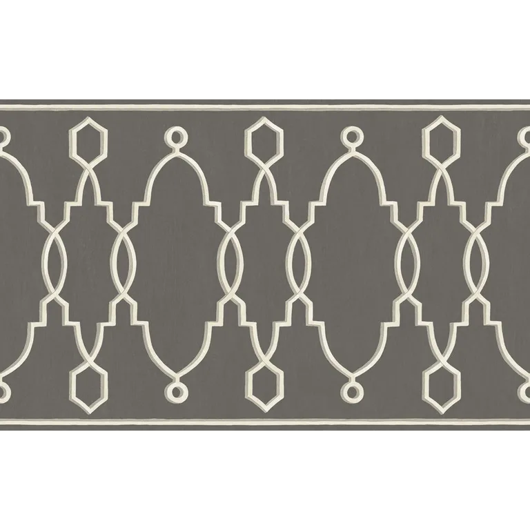Cole & Son Parterre Border in Charcoal (99/3015.CS.0)
