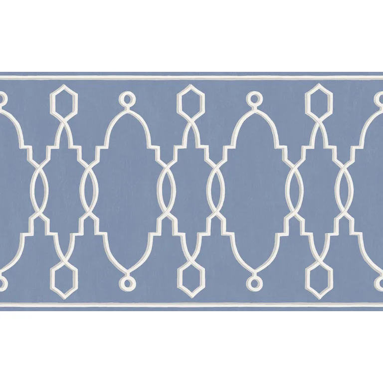 Cole & Son Parterre Border in Cobalt Blue (99/3014.CS.0)