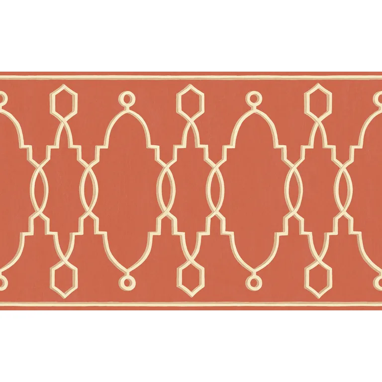 Cole & Son Parterre Border in Red (99/3018.CS.0)