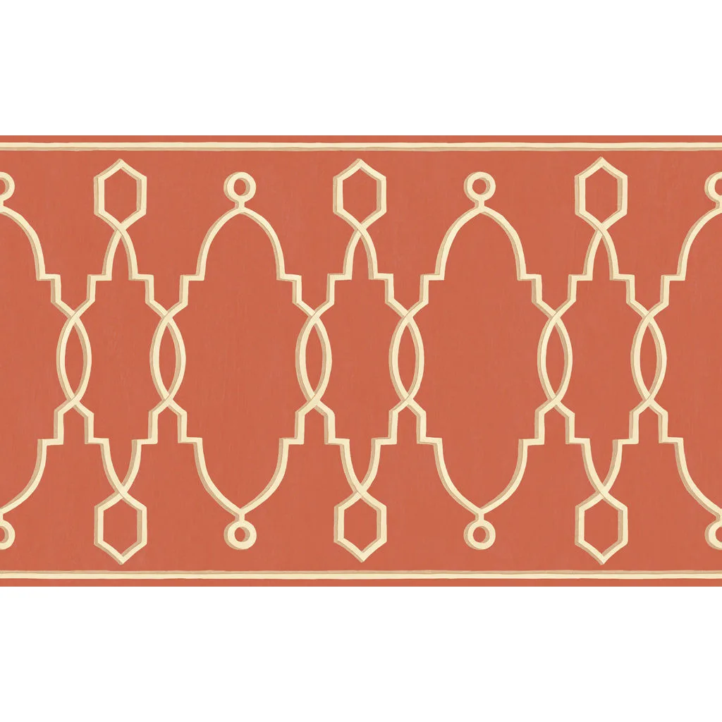 Cole & Son Parterre Border in Red (99/3018.CS.0)