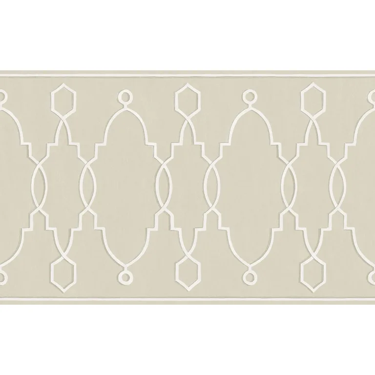 Cole & Son Parterre Border in Stone (99/3016.CS.0)