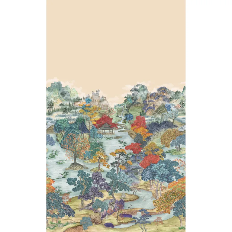 Cole & Son Pavilion Panel in Soft Maple (126/12044.CS.0)