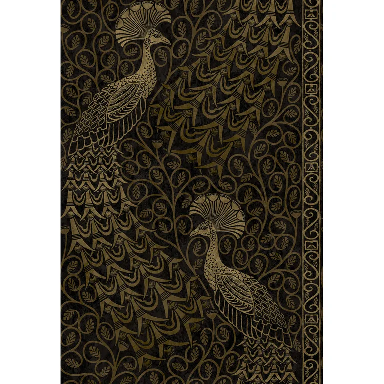 Cole & Son Pavo Parade in M Gold/Soot (116/8032.CS.0)