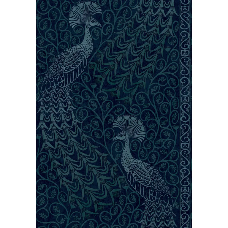 Cole & Son Pavo Parade in M Petrol/Ink (116/8028.CS.0)