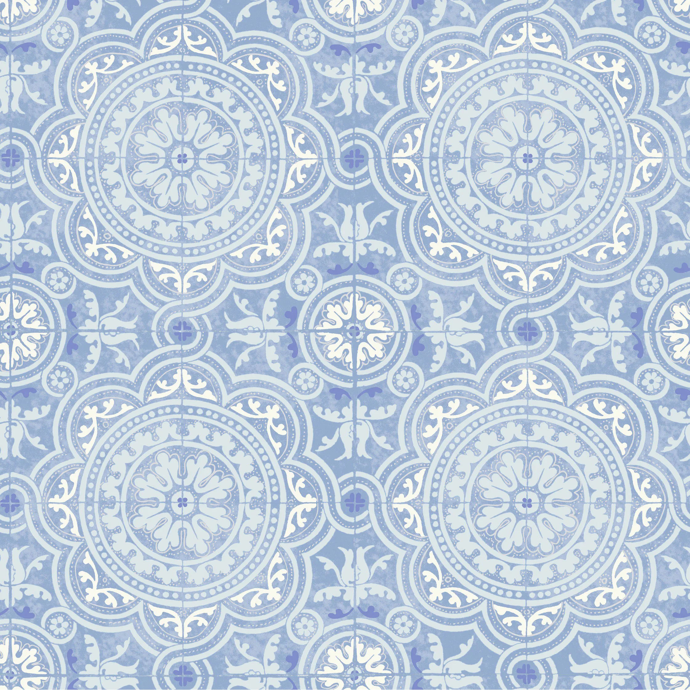 Cole & Son Piccadilly in Soft Blue (94/8042.CS.0)