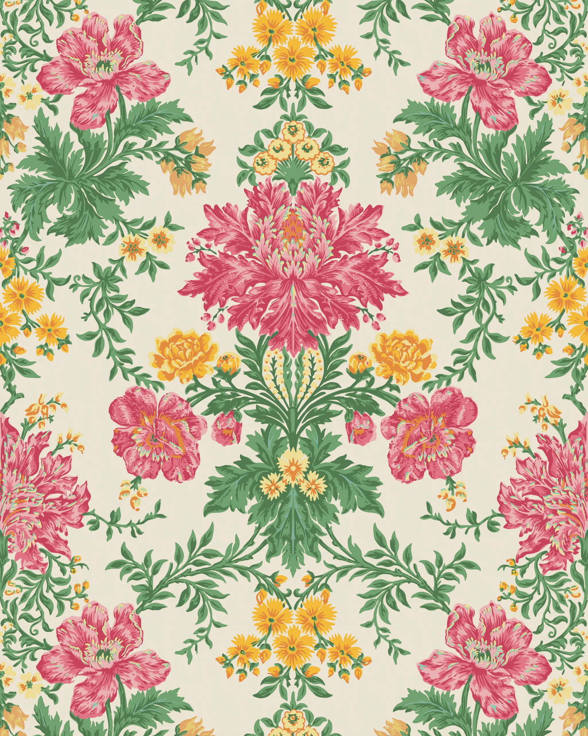 Cole & Son Poppies in Soft Fuchsia (128/7033.CS.0)