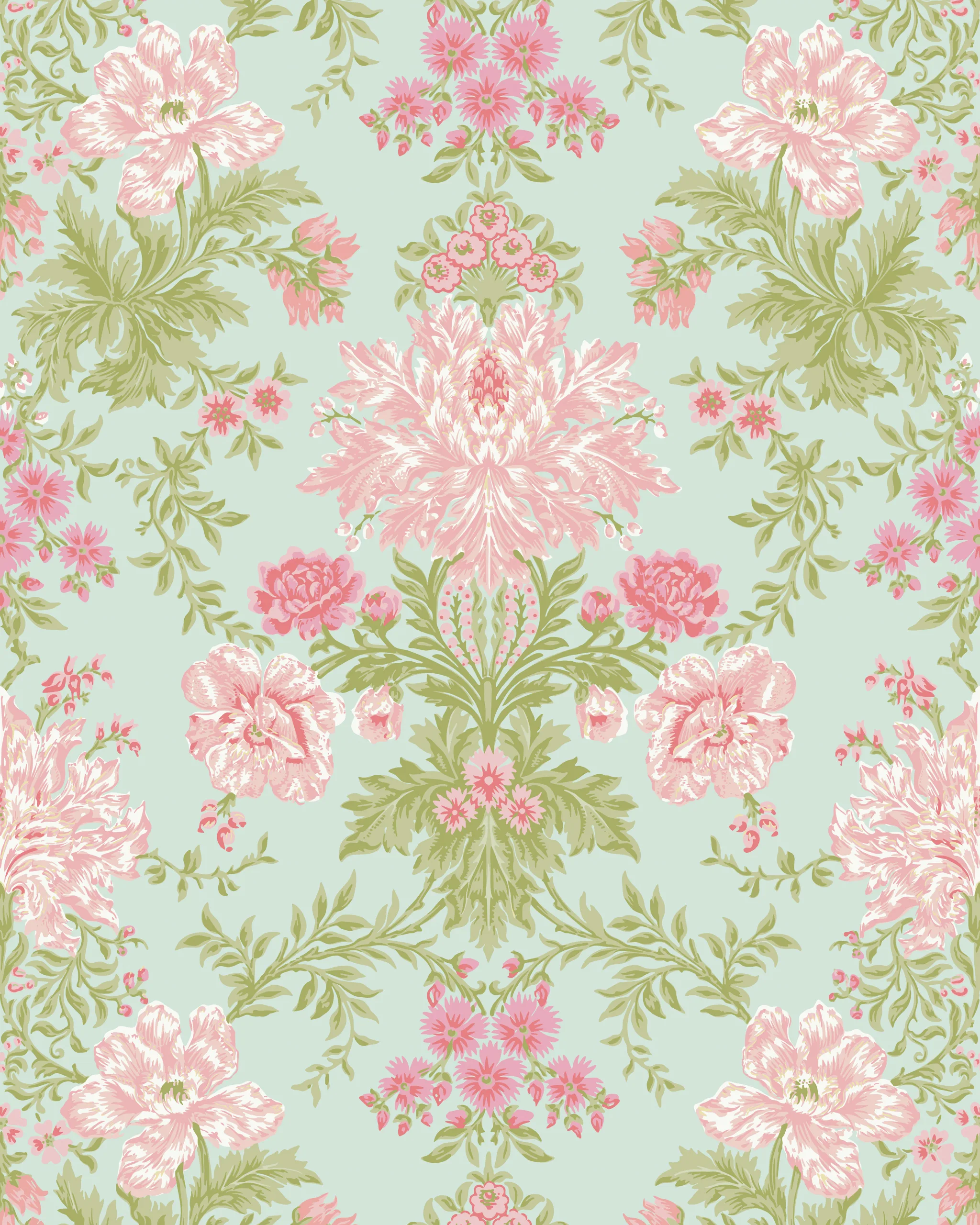 Cole & Son Poppies in Soft Pink (128/7034.CS.0)
