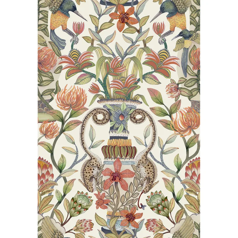 Cole & Son Protea Garden in Ogrn&tngrn/Wht (119/10043.CS.0)