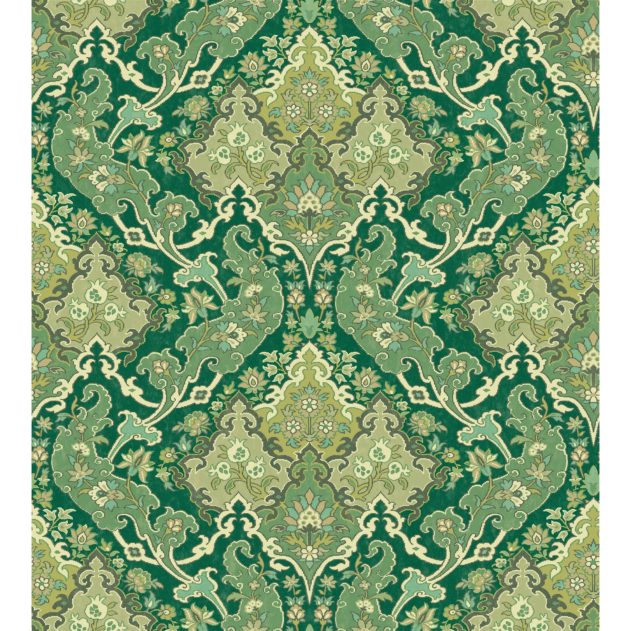 Cole & Son Pushkin in Forest Green (108/8041.CS.0)