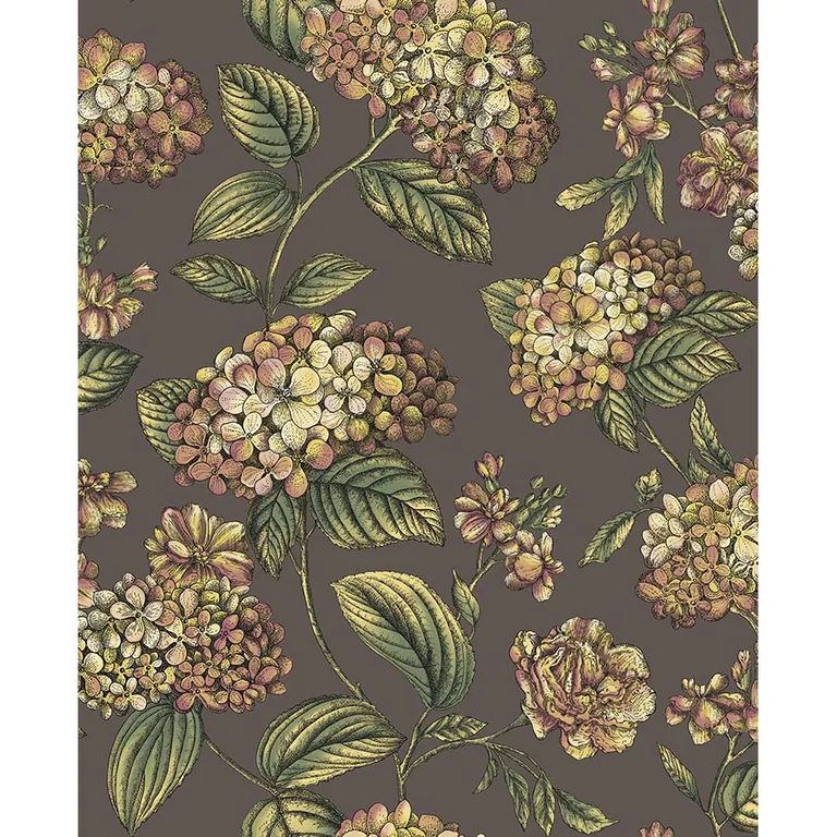 Cole & Son Ramo Di Ortensia in Autumnal (123/8041.CS.0)