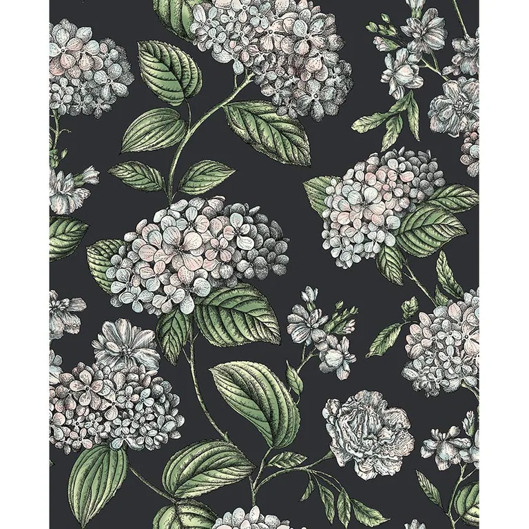 Cole & Son Ramo Di Ortensia in Charcoal (123/8038.CS.0)