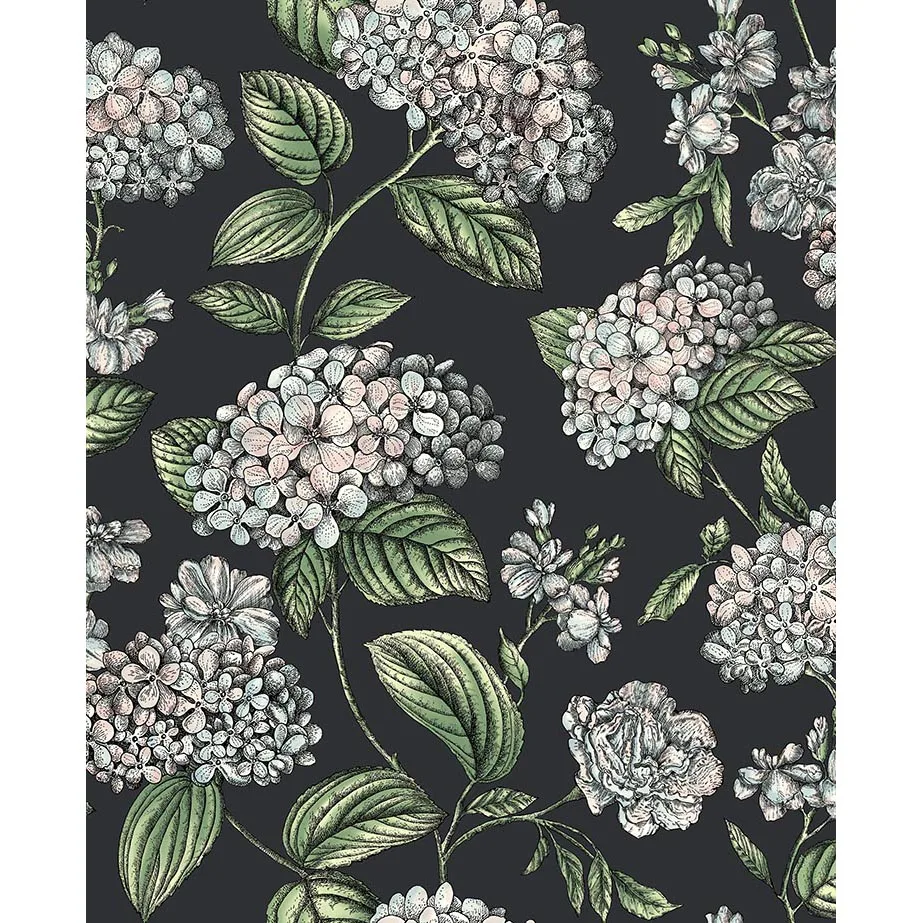Cole & Son Ramo Di Ortensia in Charcoal (123/8038.CS.0)
