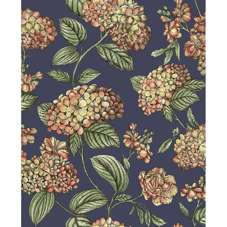Cole & Son Ramo Di Ortensia in Coral (123/8040.CS.0)