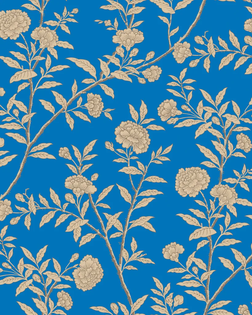Cole & Son Roseberry in Cobalt (127/3014.CS.0)