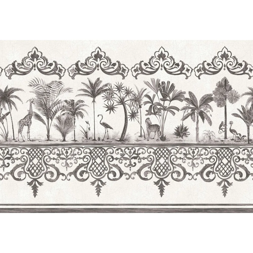 Cole & Son Rou Border in Charcoal (99/10044.CS.0)