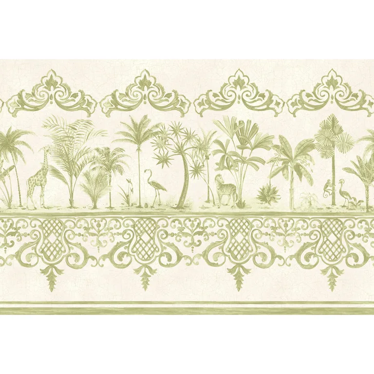 Cole & Son Rou Border in Old Olive (99/10045.CS.0)