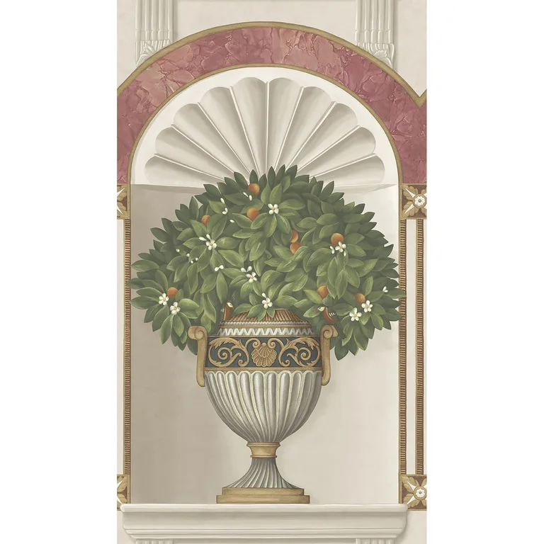 Cole & Son Royal Jardiniere in Sg&rs/St (118/11026.CS.0)