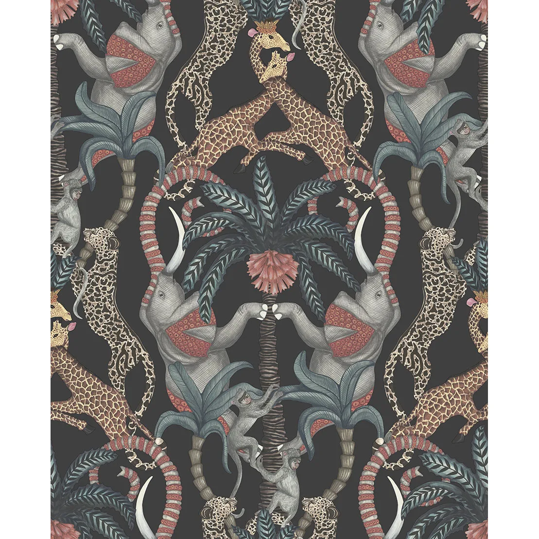 Cole & Son Safari Totem in Rby&prntrmbl/Chrcl (119/2008.CS.0)