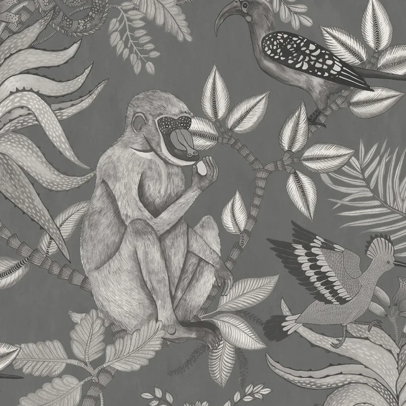 Cole & Son Savuti in Charcoal (109/1002.CS.0)