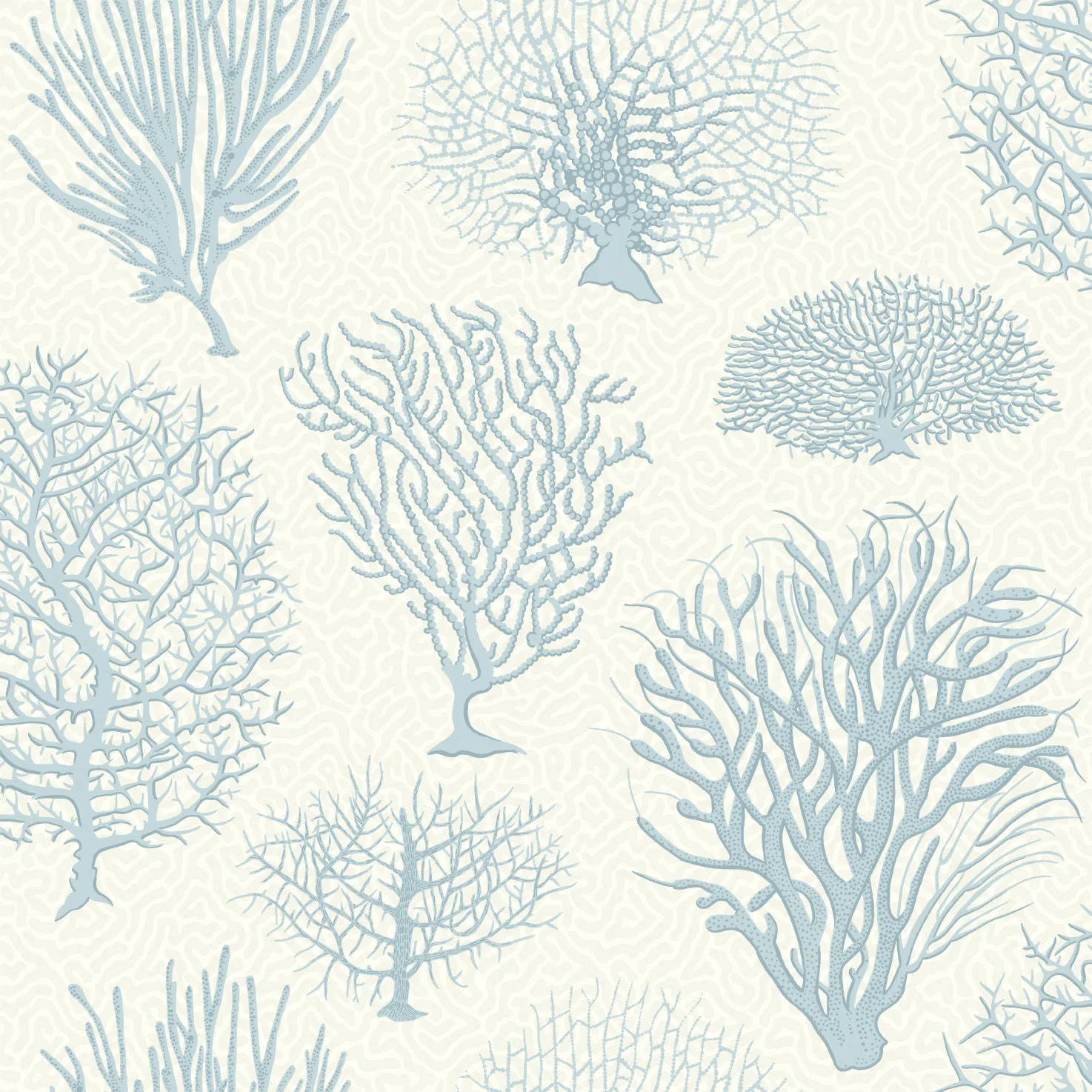 Cole & Son Seafern in Blue (107/2009.CS.0)