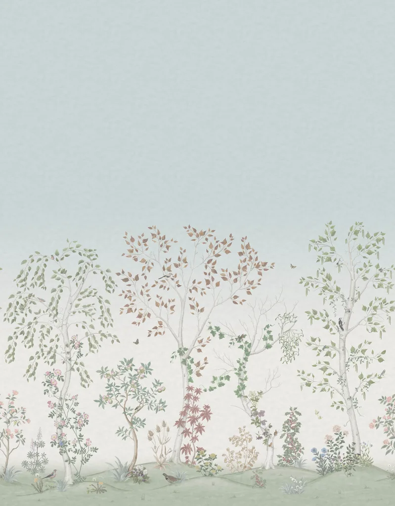 Cole & Son Seasonal Woods in Clear Skies (120/6018.CS.0)