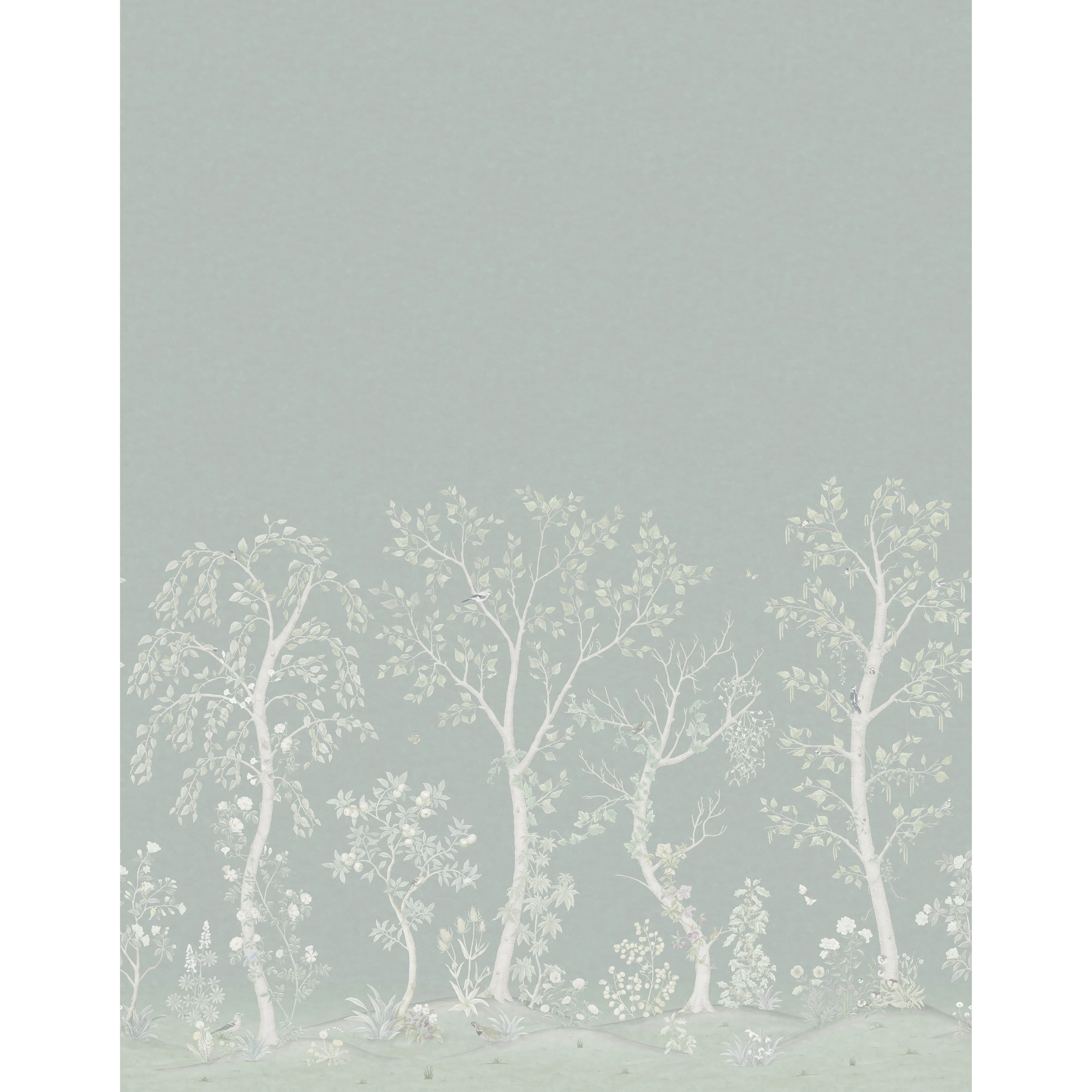 Cole & Son Seasonal Woods in Jade / Sage (120/6020.CS.0)