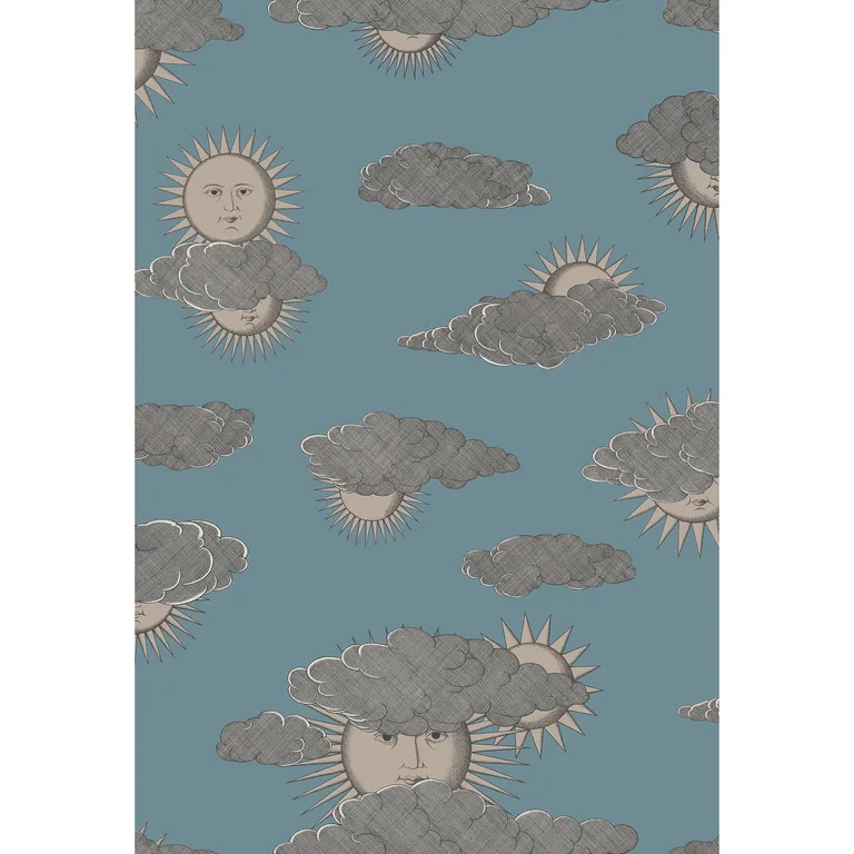 Cole & Son Soli E Nuvole in Teal (123/2010.CS.0)