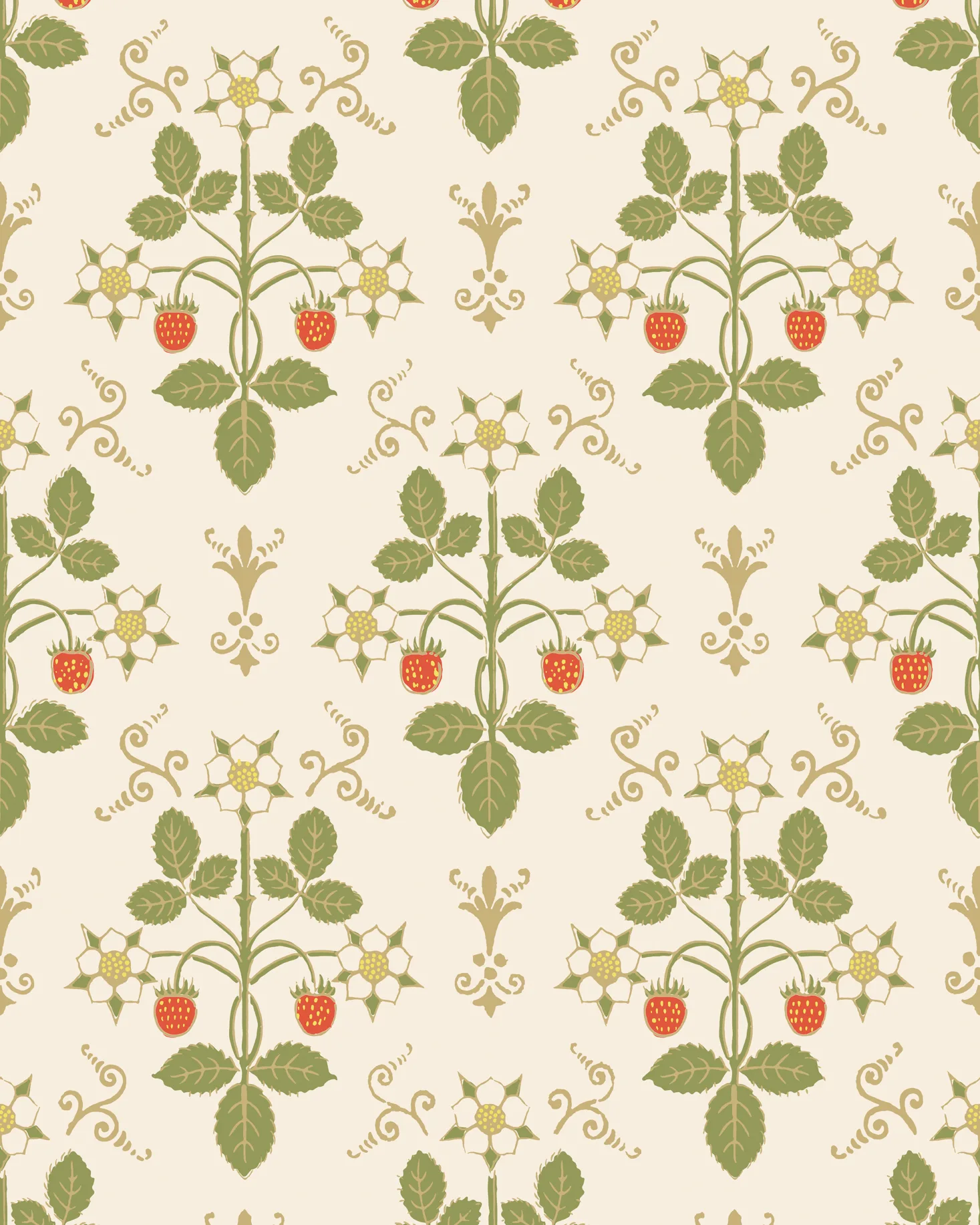 127/2008.CS.0 | Strawberry – Poppy/Green